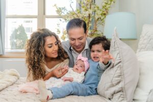 In Home Newborn Lifestyle and Family Portraits