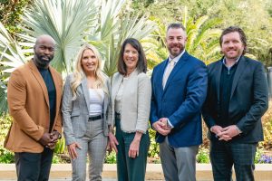 Corporate event photography capturing professionals networking during a business conference in New York City