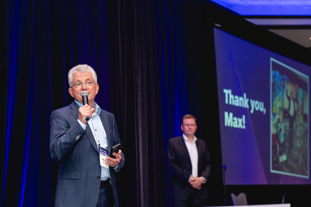 Professional photography of keynote speaker during a corporate event in Miami, FL