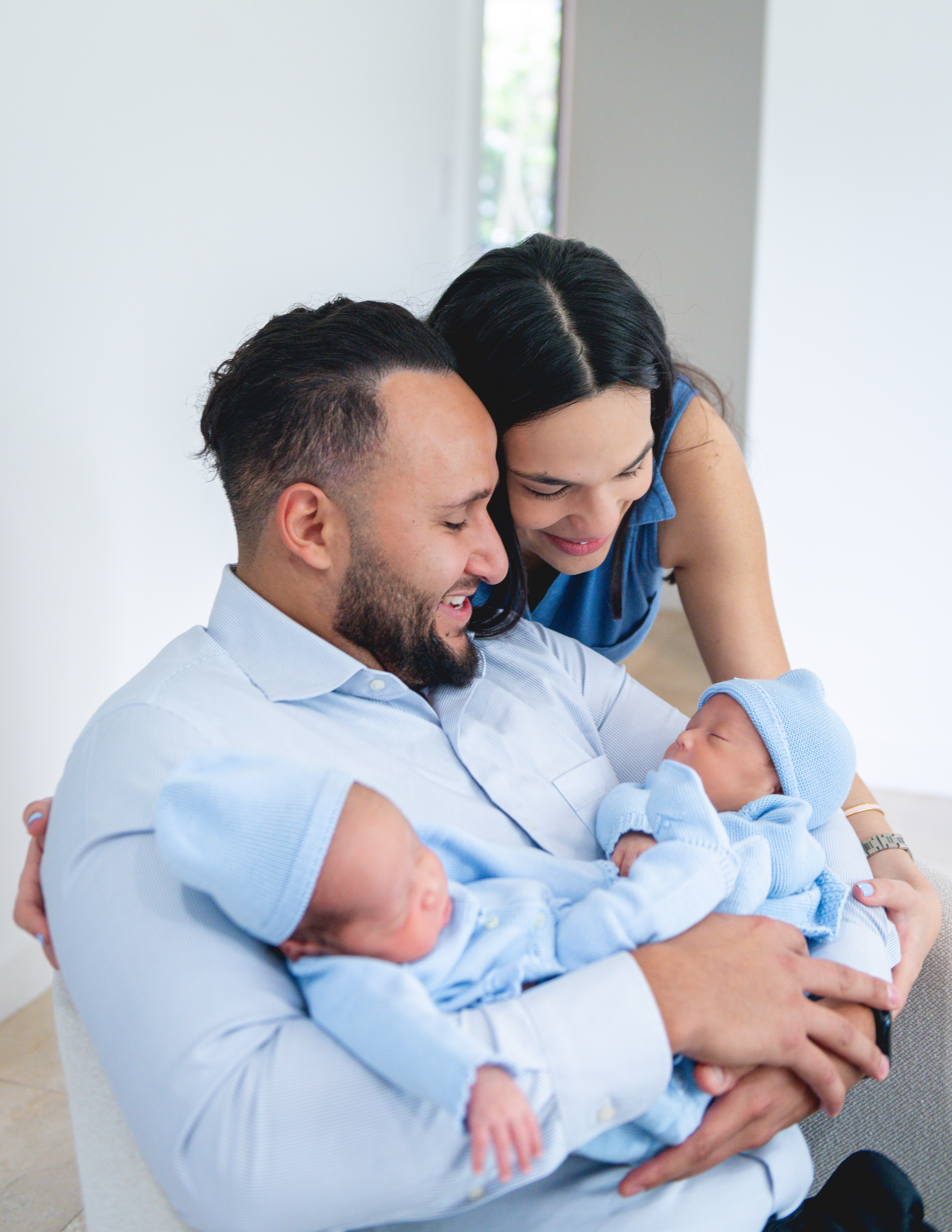 In Home Lifestyle Newborn Session & Family Portraits | Family Photographer in Miami, FL