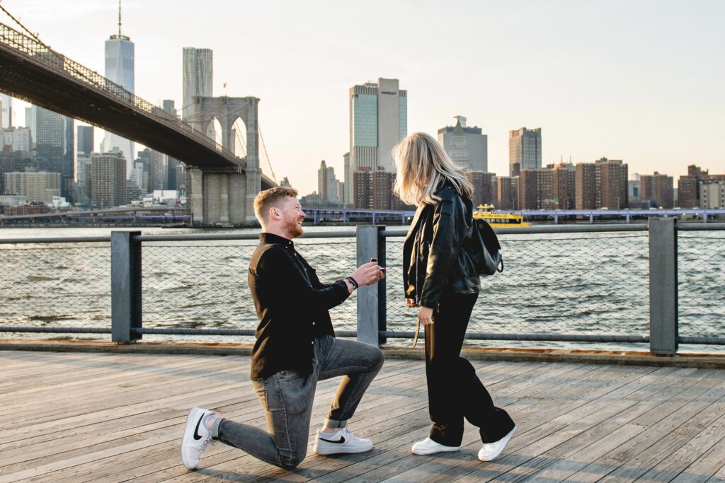 Engagement Proposal Dumbo Brooklyn Bridge