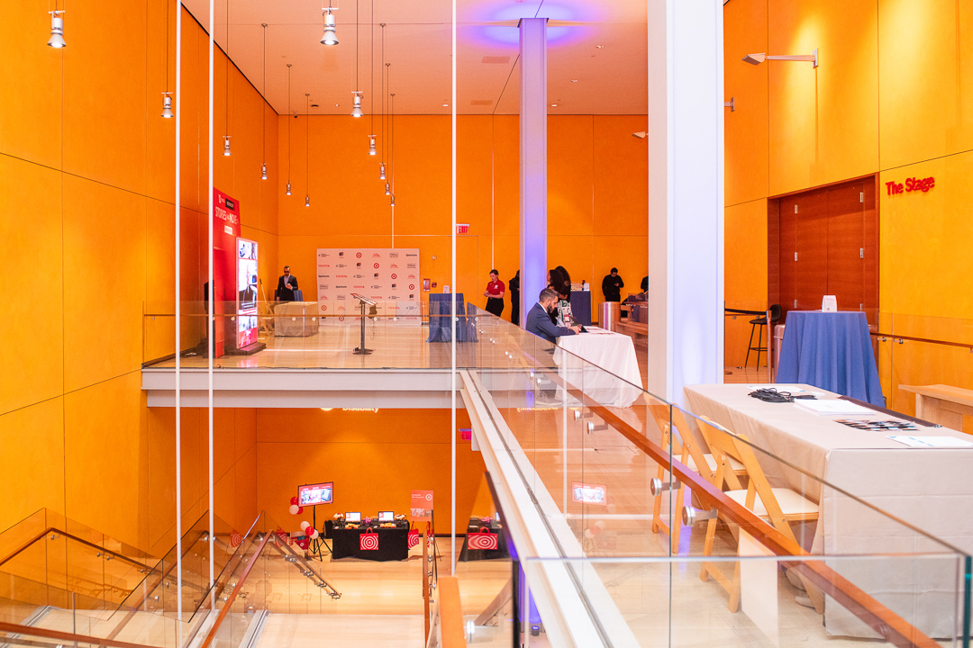 Brand activation photography highlighting design, engagement, and corporate presentation.