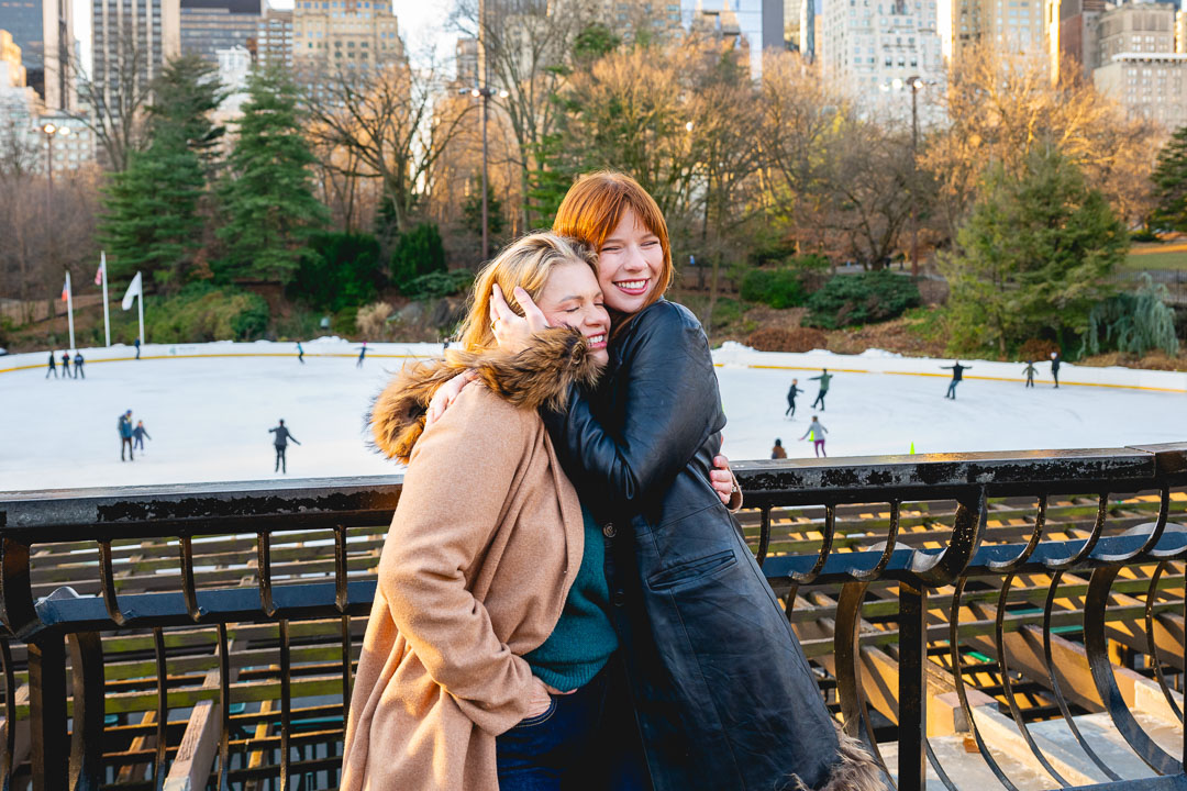 Family reunion photo session in New York City.