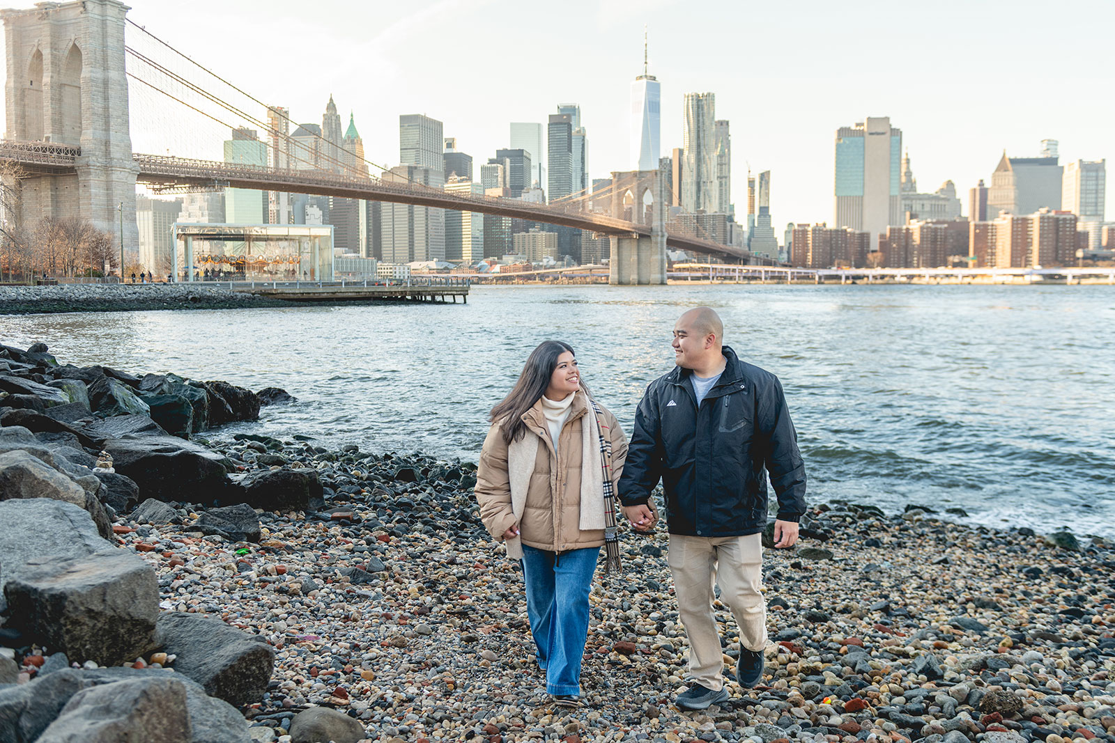 Couple Photo Session at Dumbo Brooklyn