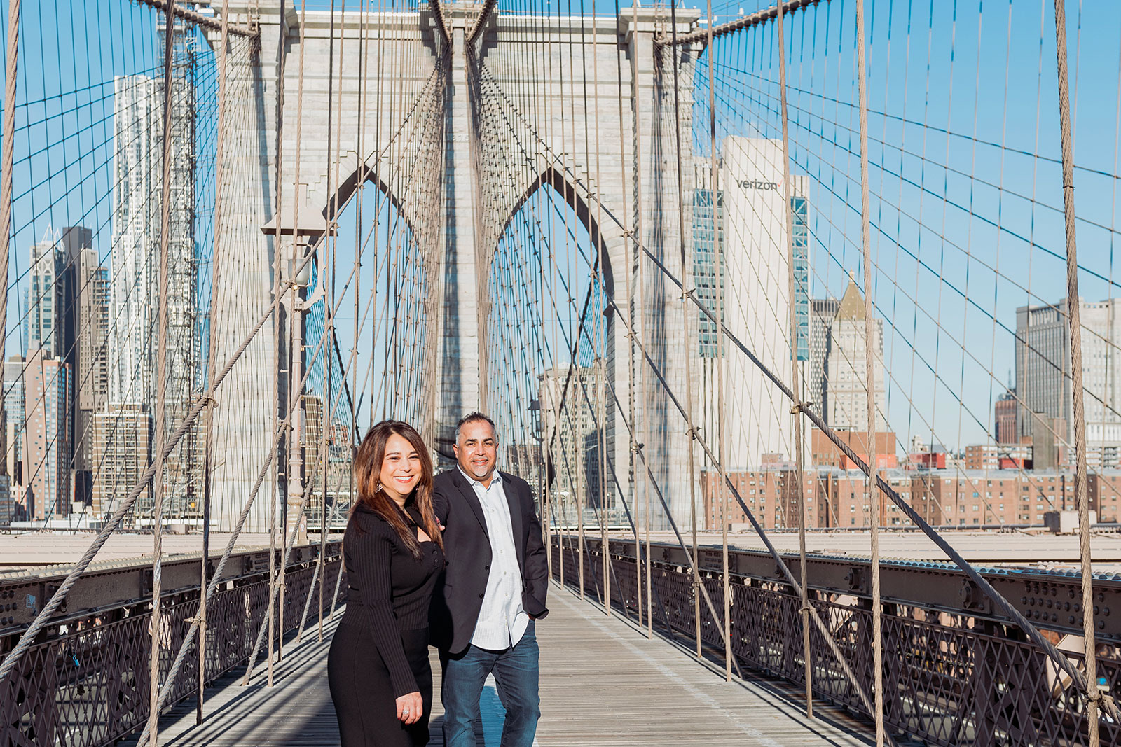 Couple Photo Sessions Brooklyn Bridge