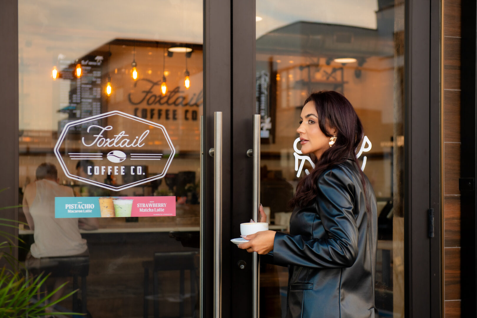 Commercial coffee shop photography in NYC capturing real lifestyle moments for brand marketing.