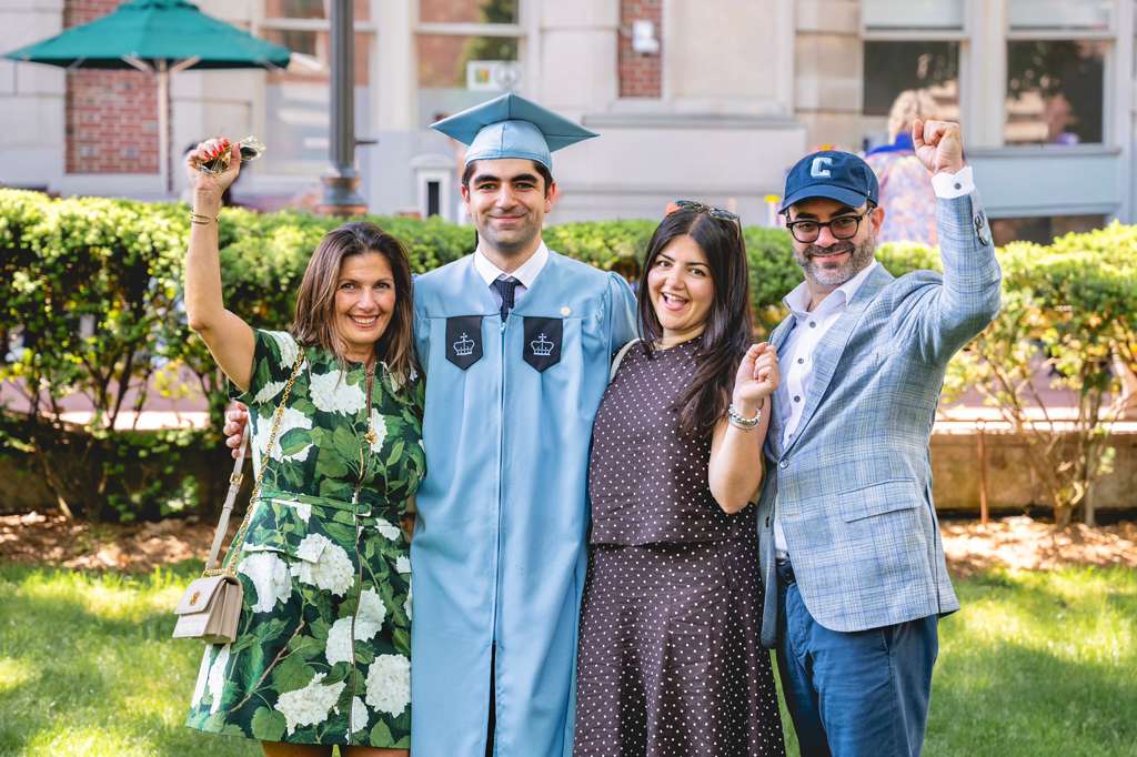 Graduation portrait session at Columbia University in New York City