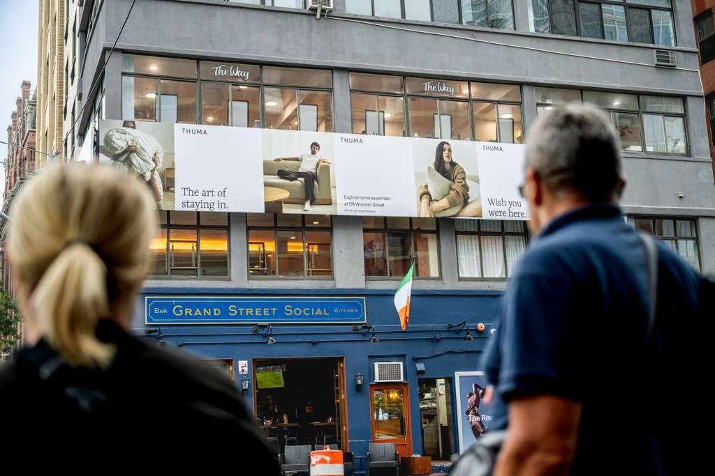 Thuma in Soho Billboard & OOH Campaign Photography for Milk Money